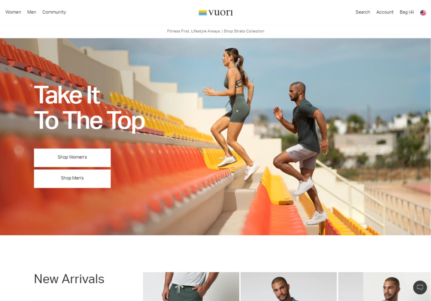 Vuori website preview